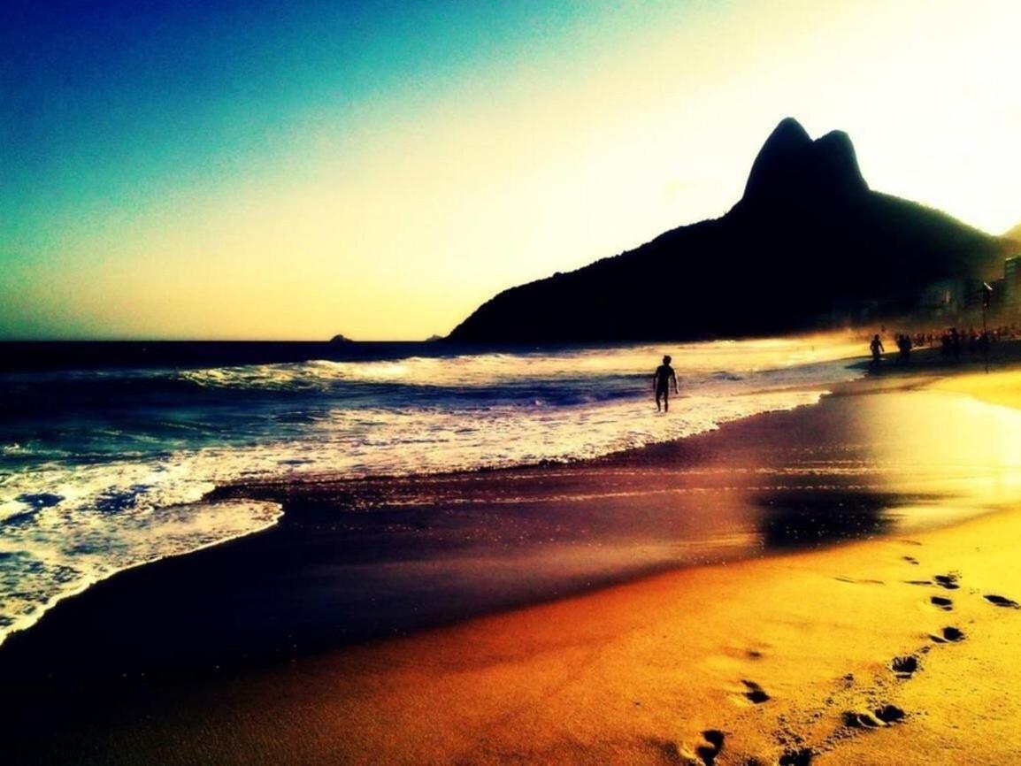 Flat Praia De Copacabana Ipanema - Pe Na Areia Rio de Janeiro Bagian luar foto