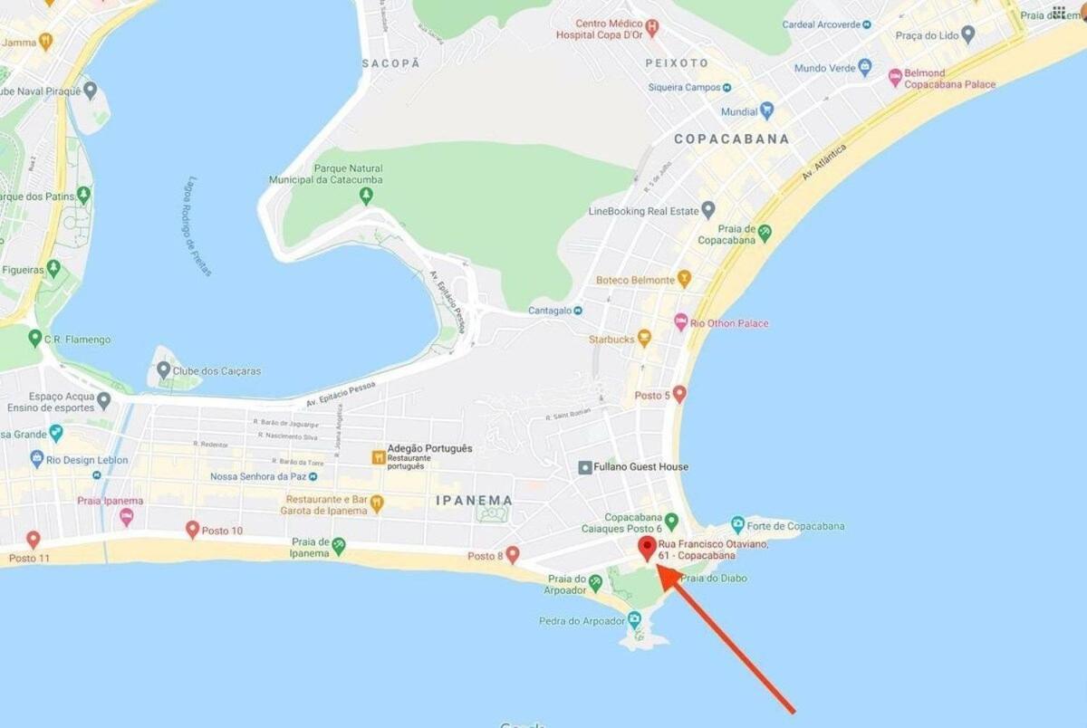 Flat Praia De Copacabana Ipanema - Pe Na Areia Rio de Janeiro Bagian luar foto